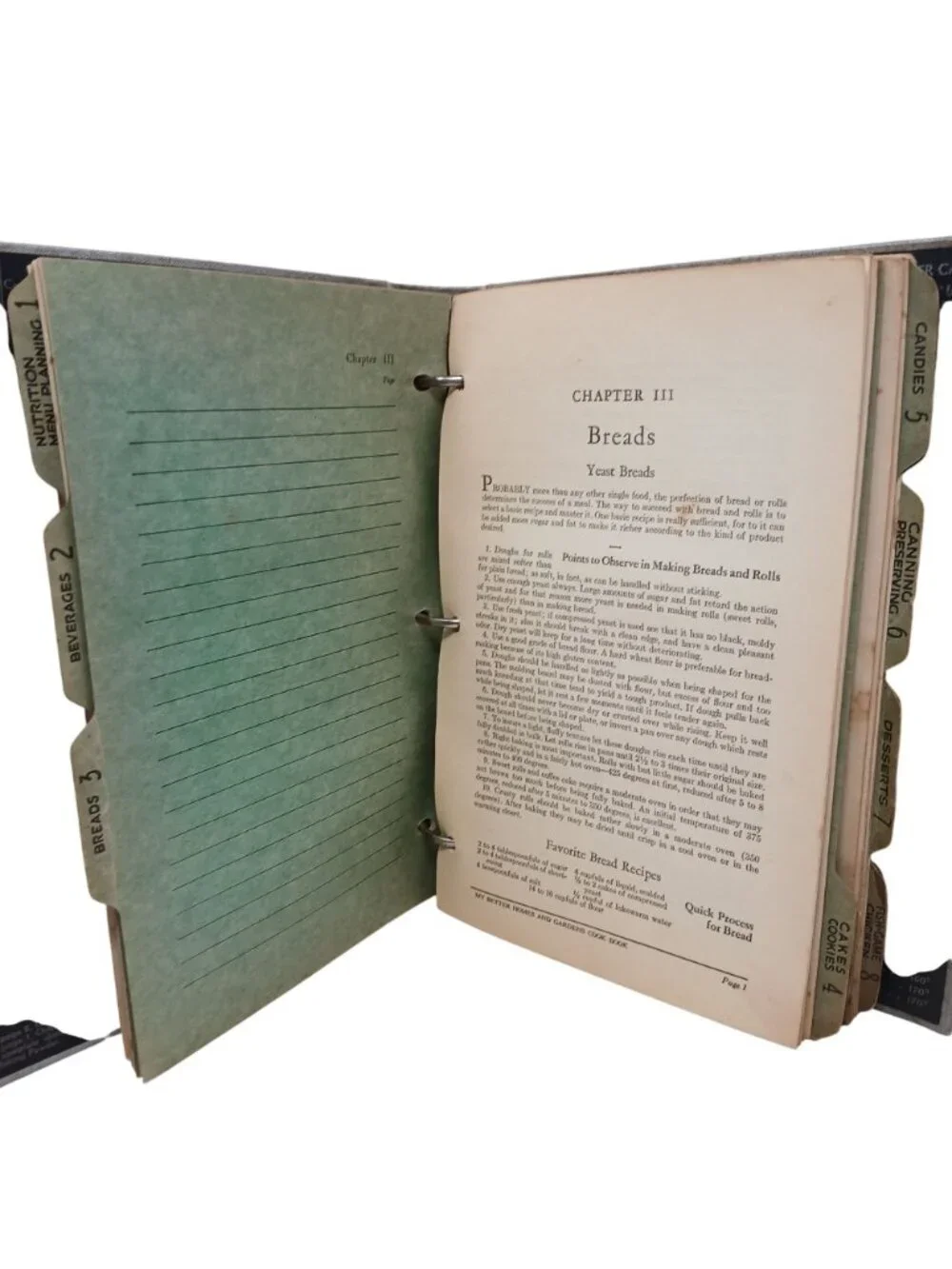 My Better Homes & Gardens Lifetime Cook Book 1935 Twelfth Printing #S-6